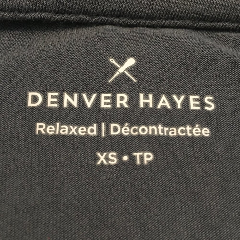 Denver Hayes Blue Steel Grey Relaxed Rayon Tee Size - XS Indie Sleaze - Picture 5 of 13